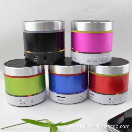 Cylinder Mini Bluetooth Speaker Portable FM TF MP3 Bn-132